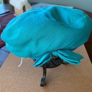 Teal vintage hat